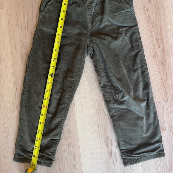 Zara Green Corduroy Lined Kids Pants 5 years - Picture 1 of 15